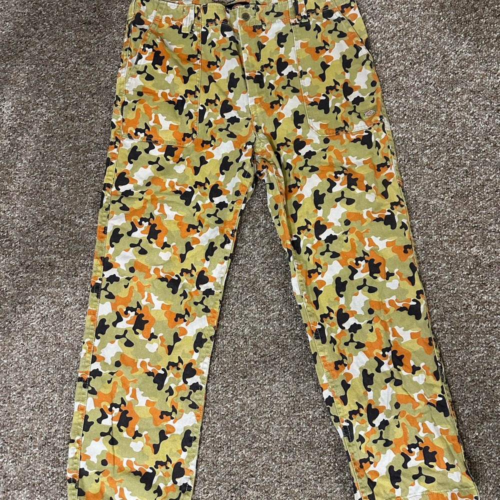 Dickies Pants Men 40 X 32 Artondale   Camo Duck Canvas Relaxed Workwear Pocket